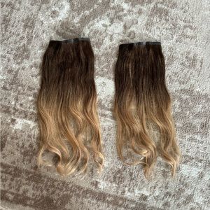 BFB Hair Extension fill-ins Iced Latte 18”